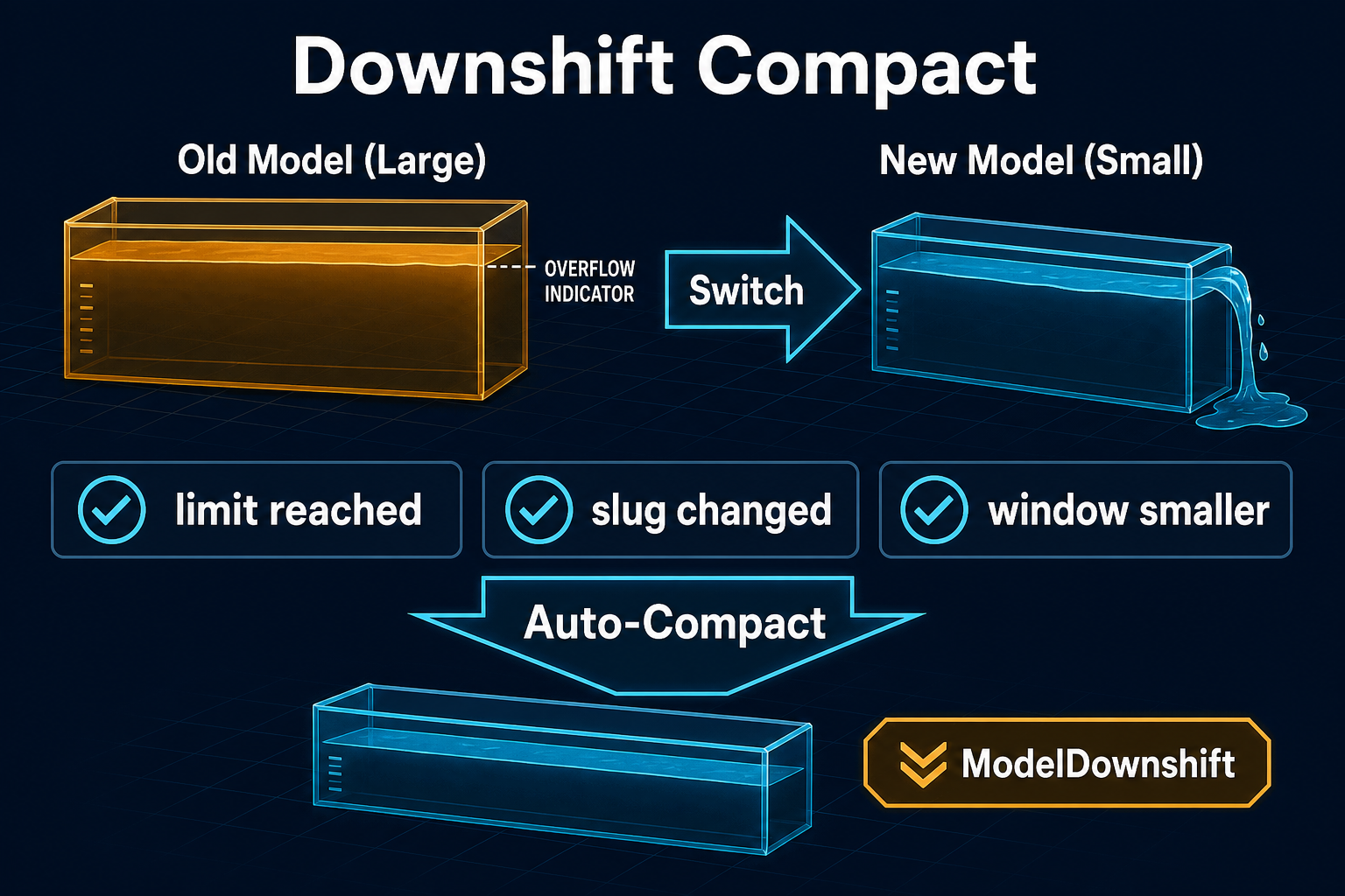 Model Downshift Compact 3 条件触发